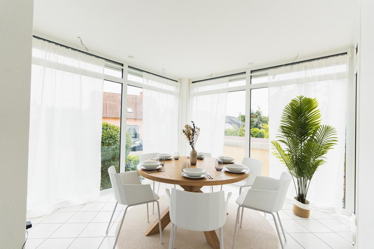 Stadecken-Elsheim Appartment In Den Weinbergen Bei Mainz - Mit 2X Doppelzimmern, 1X Grosses Wohnzimmer, Bad & Kueche מראה חיצוני תמונה